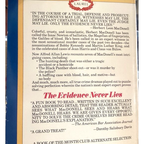The Evidence Never Lies:The Casebook Of A Modern Sherlock Holmes-Lewis&MacDonell - Picture 6 of 7